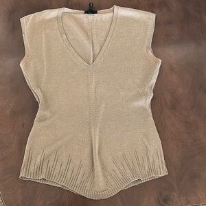 Escada Tan Knit Tank Top